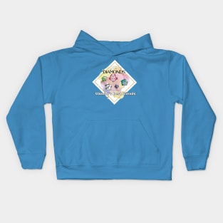 Colored diamond Kids Hoodie